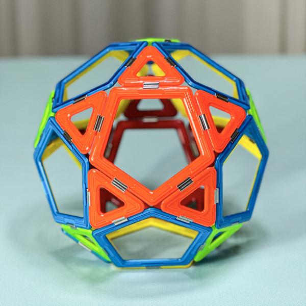 Quality DIY 3D Magnetic Tiles Freestyle Planet Exploration Shapes Magnetic Building Blocks for sale
