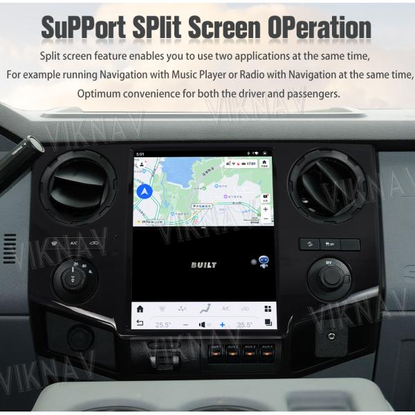 Viknav Car Radio For Ford F250 F350 F450 F650 (2009-2014) 12.1 inch Android 13 Auto Multimedia GPS Navigation Head Unit