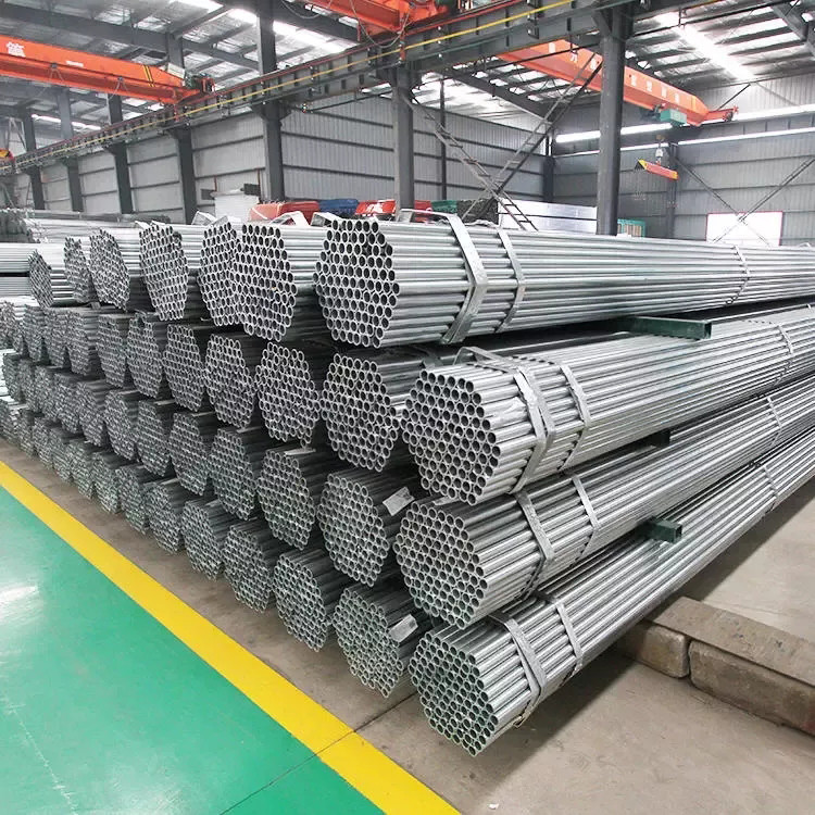 Q345 Galvanized Welded Steel Pipe A36 SS400 S235JR Zinc Coating Pipe