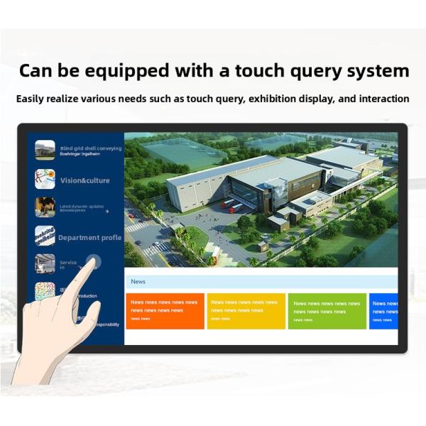 18.5'' 21.5'' 27'' Wall Mounted LCD Commercial Display Lcd Advertising Player Digital Signage for Shop,elevator,hotel Subway