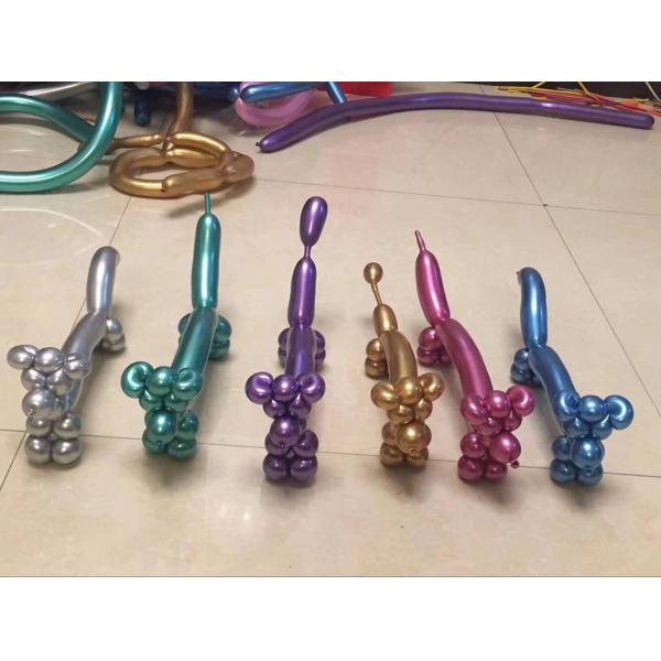 magic balloon matellic long shape balloon party balloon decoration