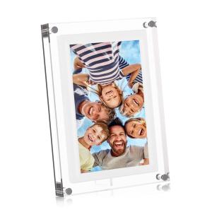 10inch Acrylic Bulk Digital Photo Frame with RM/RMVB/AVI/MPG/MPEG/FLV/VOB/MP4/MKV Support