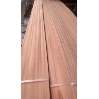 Sliced Natural Quarter Cut Pink Sapelli Veneer Sheet For Plywood for sale