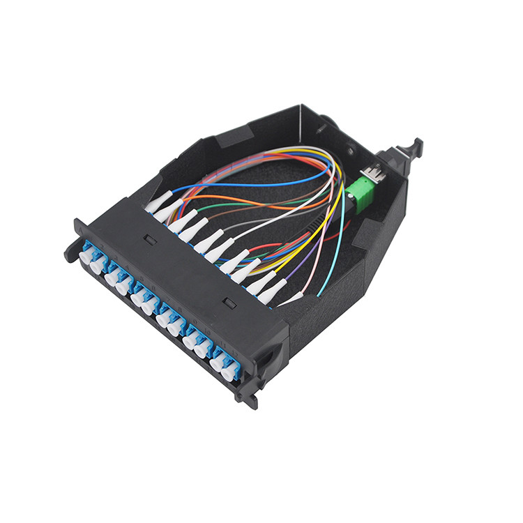 OM3 MPO Patch Cord MTP LC 12 Fibers LGX Box Duplex Standard Connector