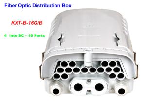China 16 ~ 96 Cores FTTH Fiber Optic Distribution Box 4 into SC 16 Ports Wall mounting Holding pole wholesale