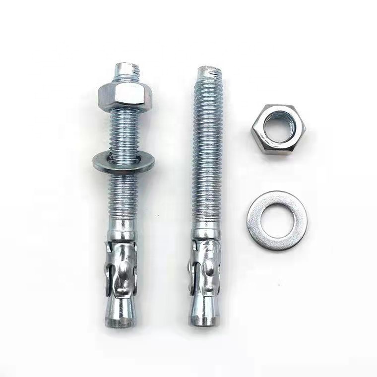 Manufacturer's Wholesale Fastener Zinc Plated Expansion Wedge Anchor Bolt Car Repair Gecko Bolts