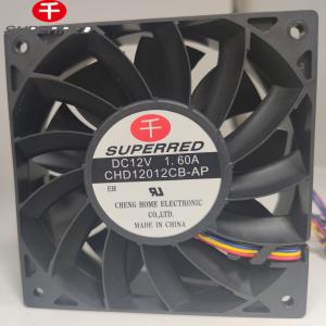 China Black 12V DC CPU Fan With Signal Output For Efficient Cooling wholesale