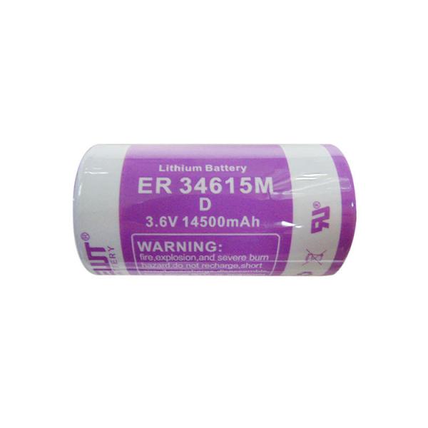 Quality ER34615m Lithium Battery Primary 14500mAh Li Socl2 3.6V Battery for sale