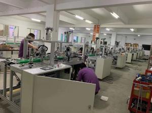 China Semi - Automatic Face Mask Maker Machine Mask Production Machine 0.5Mpa Air Pressure wholesale