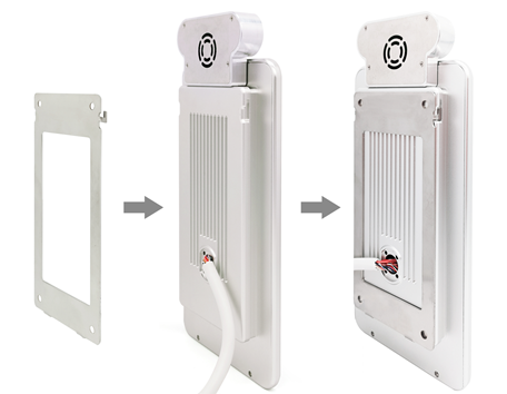 Facial Recognition Door Access Controller With Body Temperature Detector