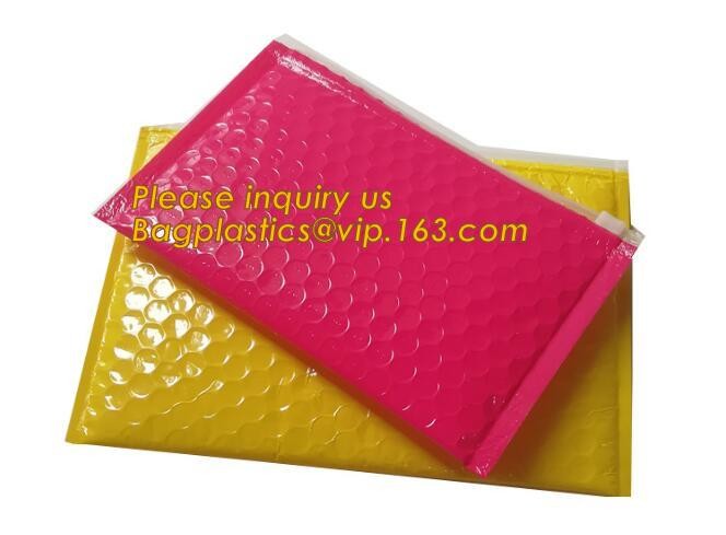 Cosmetic Slider Zip lockk Bubble Bags Bubble Slide Pouch,Zip lockk esd bubble bag bubble packaging wrap cosmetic pouch slide