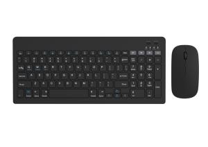 China Minimalist All-black 99-key Wireless Keyboard With Wireless Charging Multi-DPI 4D Mouse For Offices Homes wholesale