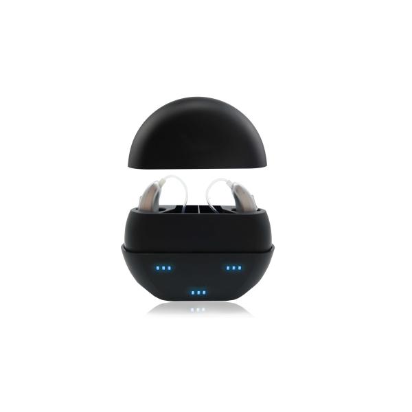 Gray Digital Hearing Aids Retone Rechargeable Digital Hearing Amplifier