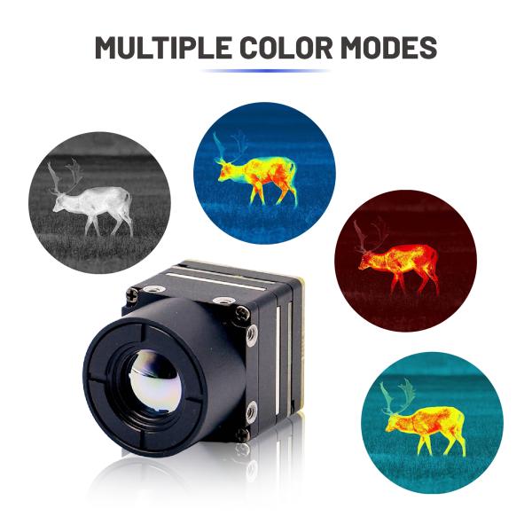 Mini2 384 15mm Lightweight Thermal Imaging Module Non-Cooled CMOS for UAV Industrial Inspection Miniaturized Thermal Camera