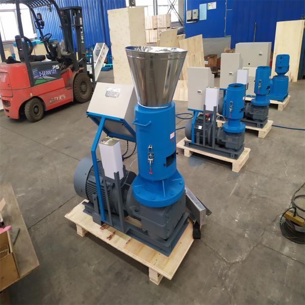 250~500kg/h roller rotate wood pellet mill biofuel straw sawdust pellet making for home heating 1 warranty