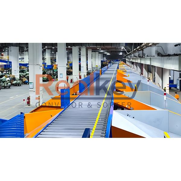 Low Maintenance Automated Narrow Belt Sorter For Parcel Sorting
