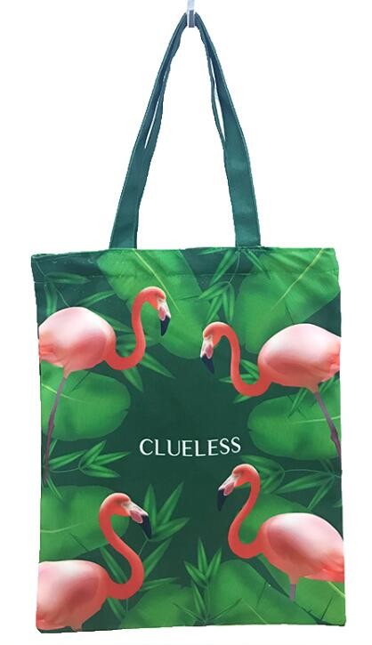 Custom silk screen printed Cotton material handle style blank natural cotton canvas bag without logo bagplastics bagease