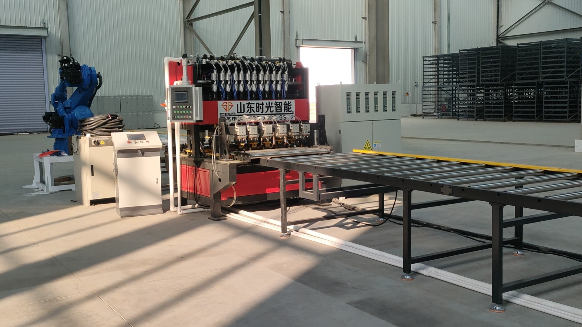 ERW Steel Bar Mesh Welding Machine Overload Protection Water Cooling
