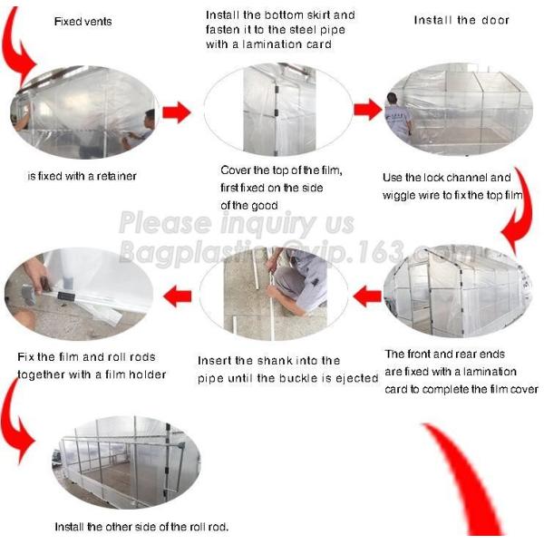 Agricultural Glass Green House for Commerical,Pop up Greenhouse Eco-friendly Fiberglass Poles Overlong Cover 98"x49"x53"