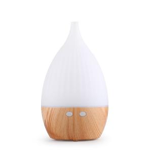 China Ultrasonic Humidifier 2022 Desktop 5V Portable USB Wood Grain Essential Oil Diffuser 160ml with LED Light wholesale