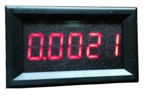 China DC LED Digital Mini current meter panel high accuracy 0.1mA 5bits, DC amp meter with negative value dispaly wholesale
