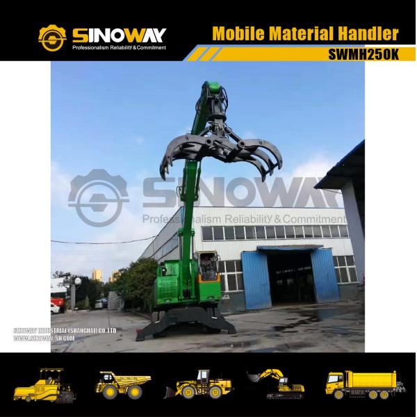 High Efficiency 25 Ton Mobile Handling Equipment Grapple Crane Explosion Proof