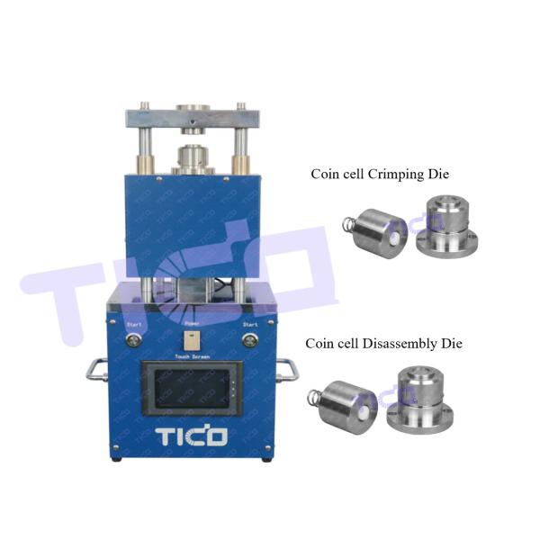 Quality Coin Cell Electric Crimping Machine For Lab Button Cell Production Line CR2032 CR2025 CR2016 for sale
