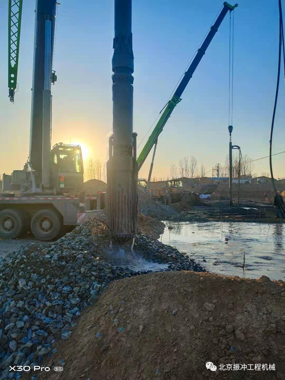 BVEM 180kW Vibro Pile Foundation For Replacement Stone Column