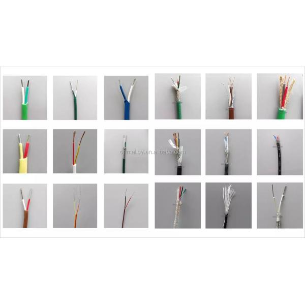 ANSI 96.1 AWG18 K Type Thermocouple Cable With High Temp Insulation