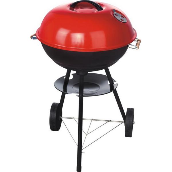All-Season 17 Inches Garden Patio Design Apple Shape Outdoor BBQ Grill Charcoal Smoker