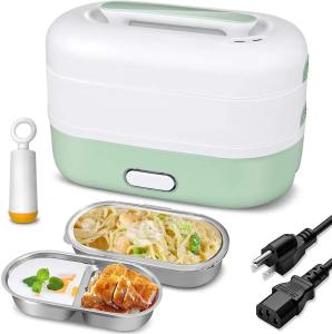 China 1.4L Electric Cooker Box Double Layer Steaming Lunch Box Power 350W wholesale