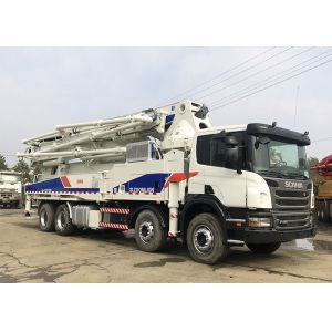 China 170m3/H 50m Used Zoomlion Concrete Pump Truck With Europe Chassis on sale