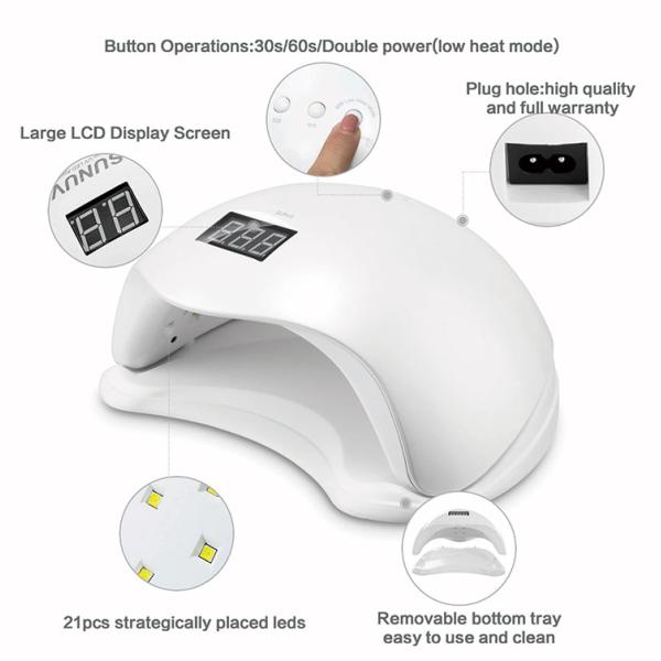 60s UV LED Nail Dryer