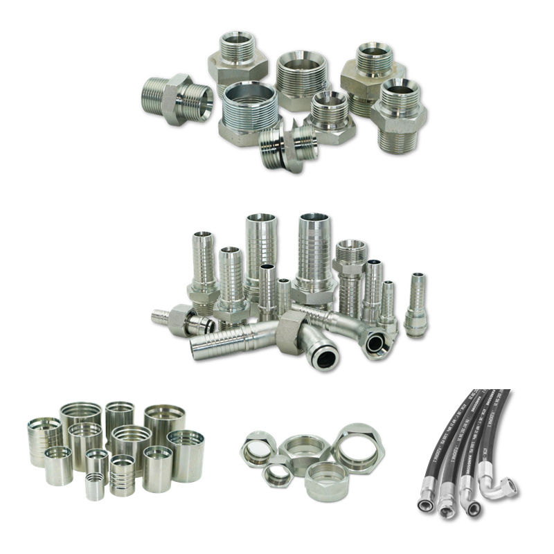 Jic Female Hydraulic Pipe Fittings Double Hex Jic Reusable Hydraulic Hose Fittings Reusable Fittings