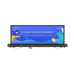 China High Brightness P3.3 Taxi Roof LED Display Intelligent Mobile LED Display on sale