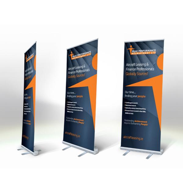 Advertising W80XH200cm Custom Beach Flags Roll Up Banner Printing Quadri