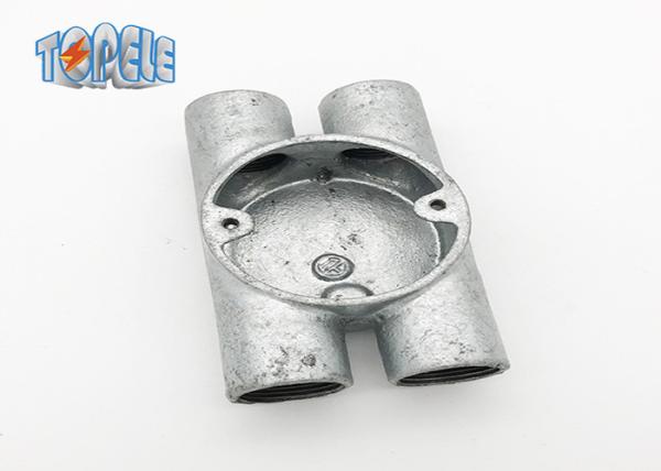 Quality BS4568 BS31 Circular Junction Box Malleable One Way Terminal for sale