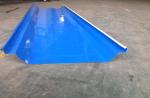 Roof Panel Standing Seam Roll Forming Machine With Rib And Electrical Seaming