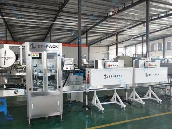 Quality Sauce Paste Shrink Sleeve Applicator Machine 6000bph Label Sticking Machine for sale