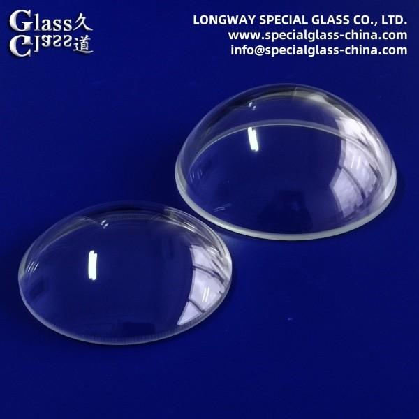 Quality OEM Precision AR-Coating Optical Glass Dome For Monitor System for sale