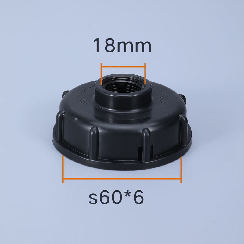 S60x6 IBC Tote Tank Valve Adapter Interrupter 1/2 " 3/4" 1 Inch ODM