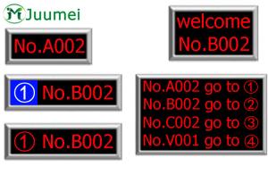 China Dot Matrix Token LED Counter Display Bank Queue Number System wholesale