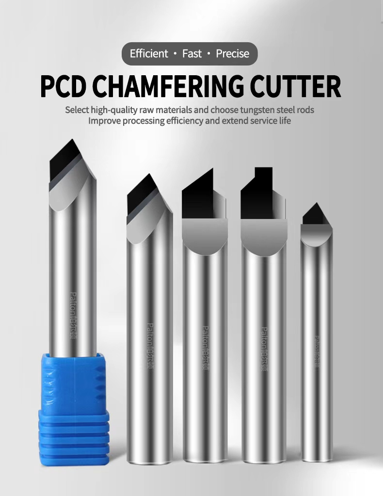 TiCN PCD Milling Cutter Carbide Chamfer End Mill Tungsten Diamond Tool