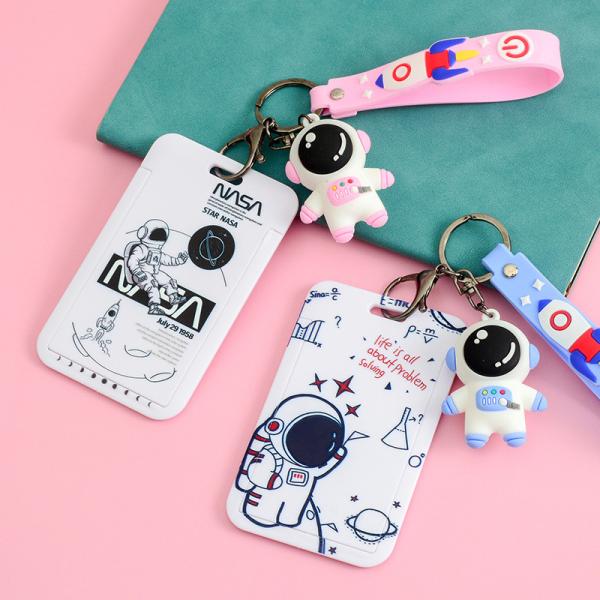 Quality Silicone Card Holder Vertical With Lanyard Neck Strap Heavy Duty ID Card Business Card Offices Supplies for sale
