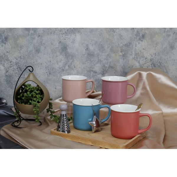 Colorful coffee mug new bone china for home and office use ceramic mugs for gift set