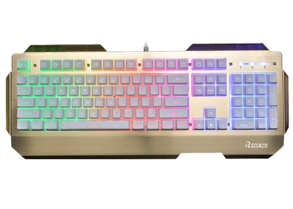 Quality Palm-rest Multimedia Mechanical Gaming Keyboard Adjustable Colorful Backlit for sale
