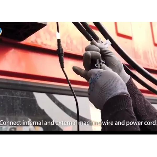 LCD Display Split Truck Parking Air Conditioner DC12V 3500BTU
