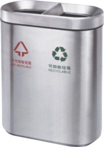 China Matt Stainless Steel Garbage Bin 580*280*H720mm Easy Maintain wholesale