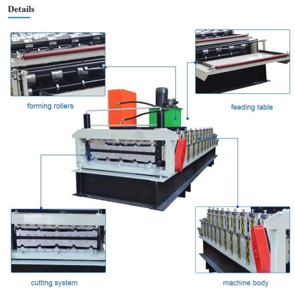 Metal Machining Center Corrugated Tile Sheet Making Roll Forming Machine