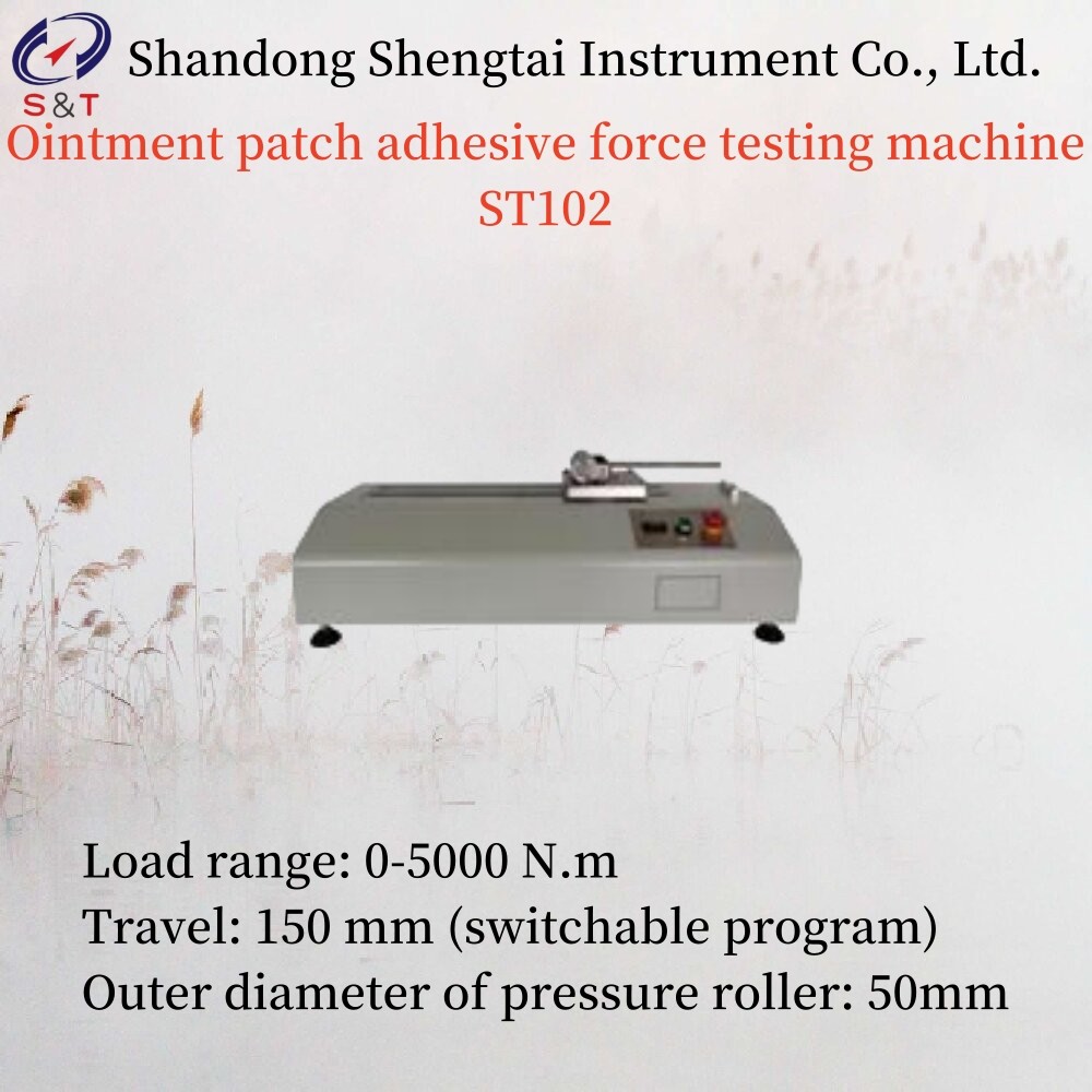 Advanced Ointment Patch Adhesive Force Testing Machine Novel Design